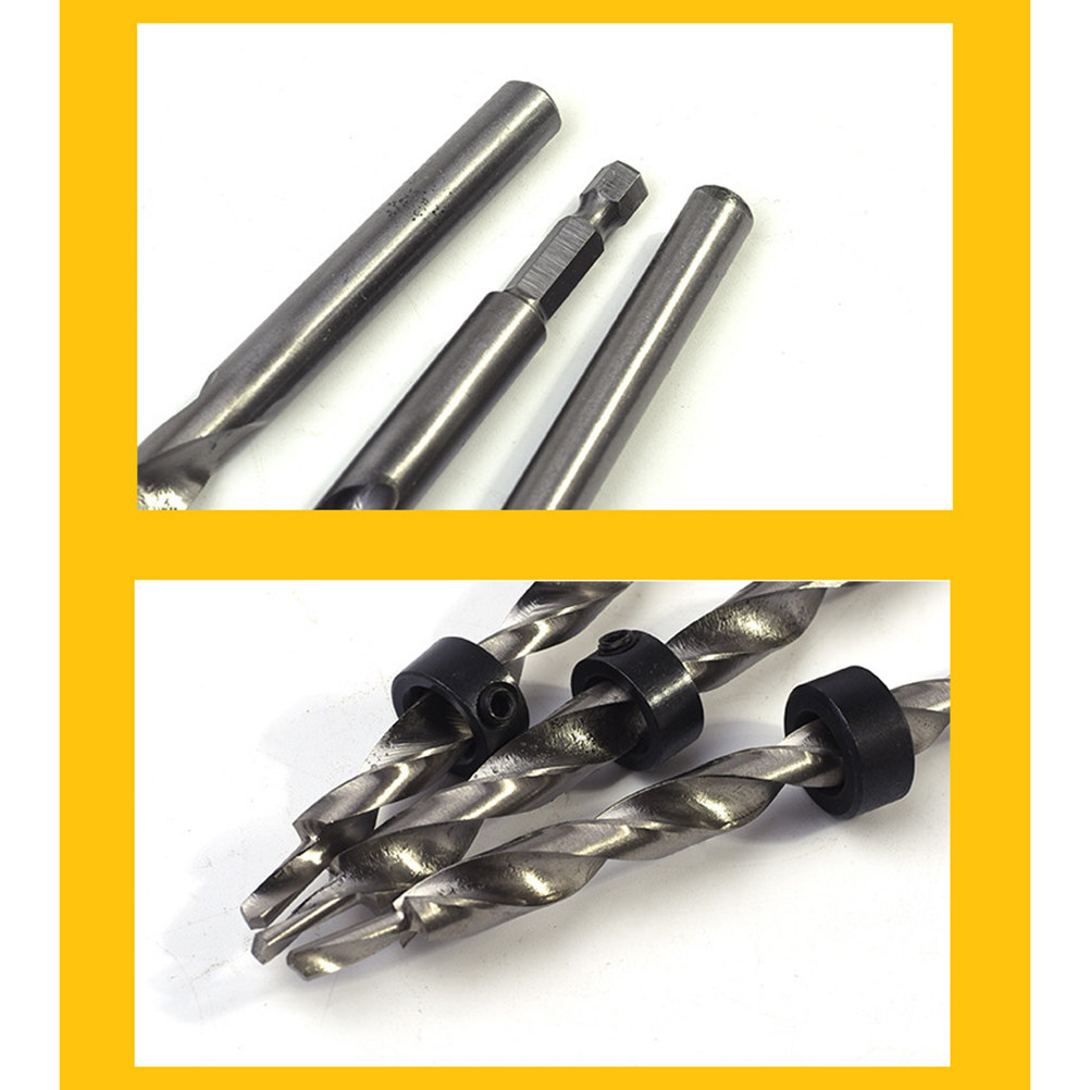 Woodworking Drill Bits - Broca Escareadora com Haste Hexagonal para
