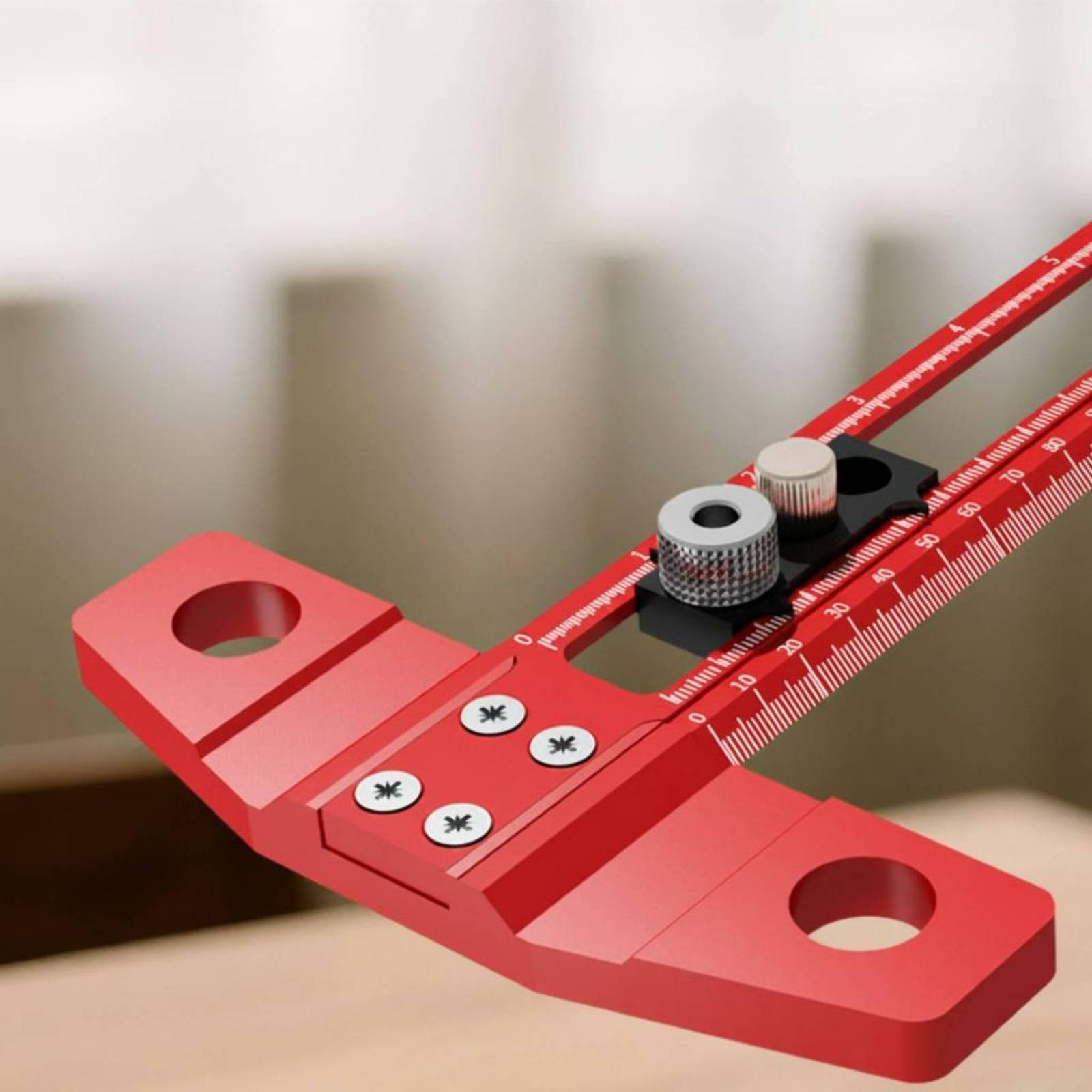 Woodworking Workshop Design - Régua T com Guia para Furos,