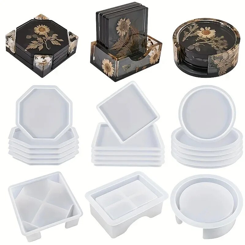 Woodworking Resin - Conjunto de moldes de resina de