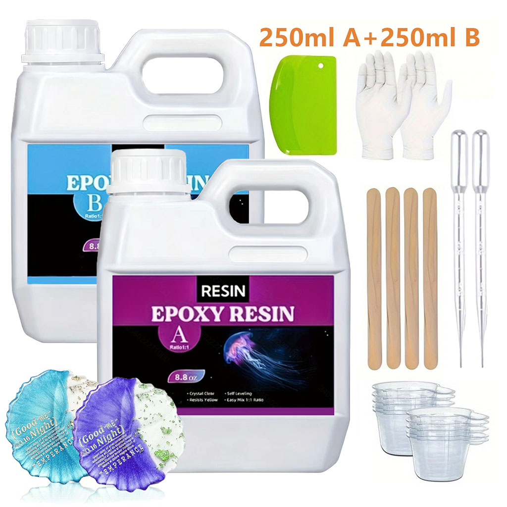 Kit de Resina Epóxi Transparen - Woodworking Resin avaliação e preço