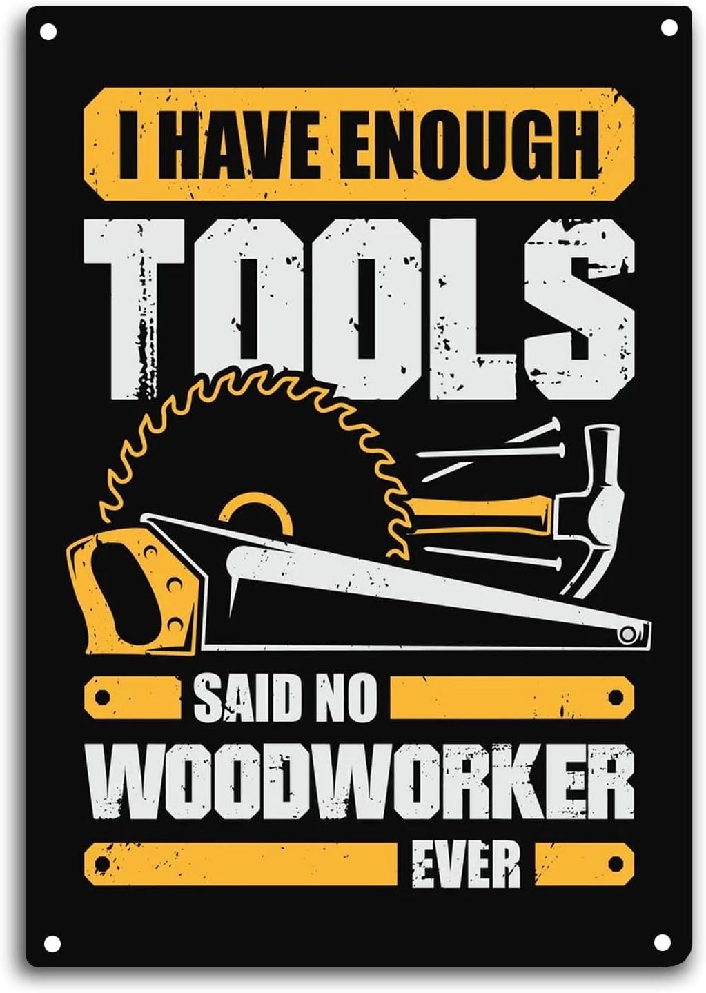 Placa de Metal para Marceneiro - Woodworking Quotes Funny avaliação e preço