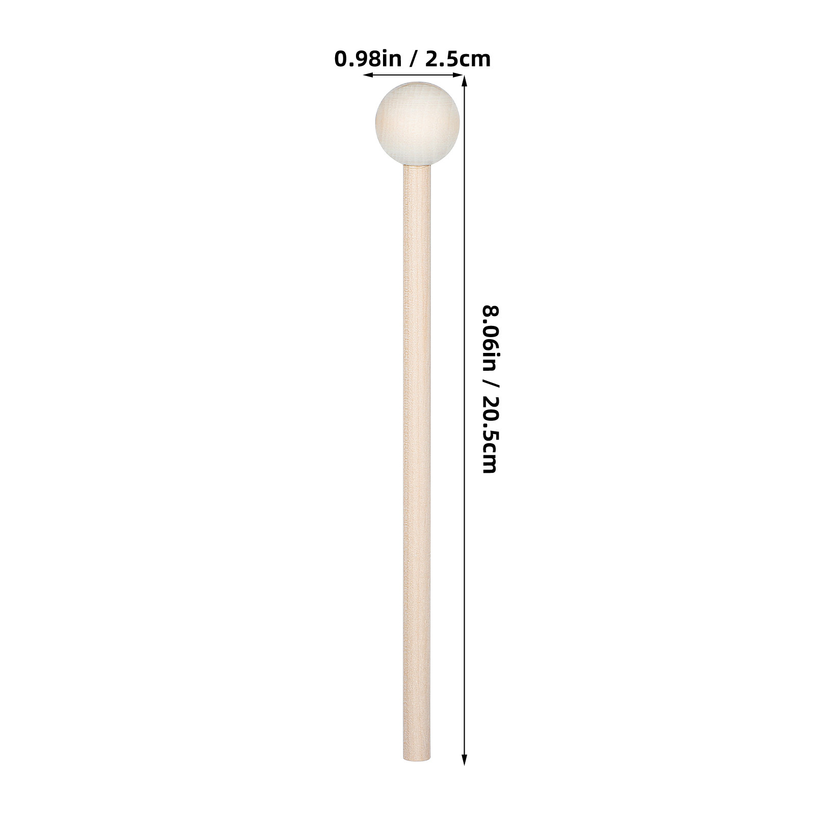 2 Peças de Baquetas de Madeira - Woodworking Xylophone avaliação e preço