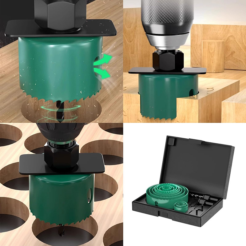 Conjunto de Serras Copo 19/8/5 - Woodworking Drill Bits avaliação e preço