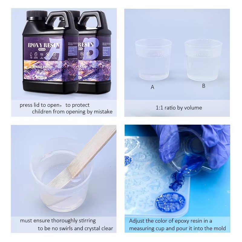 Kit de resina epóxi 1:1 de mis - Woodworking Resin avaliação e preço