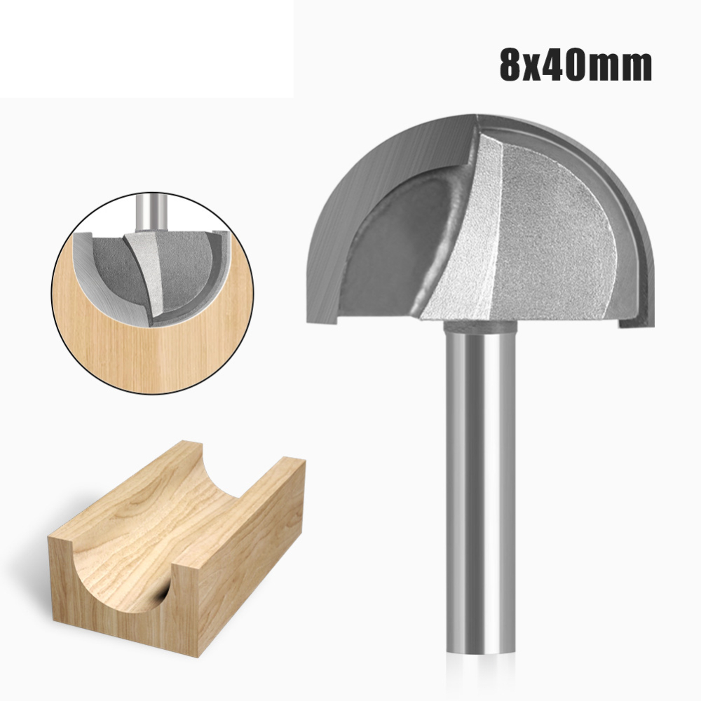 Fresa de Ranhura Côncava de 8m - Woodworking Drill Bits avaliação e preço