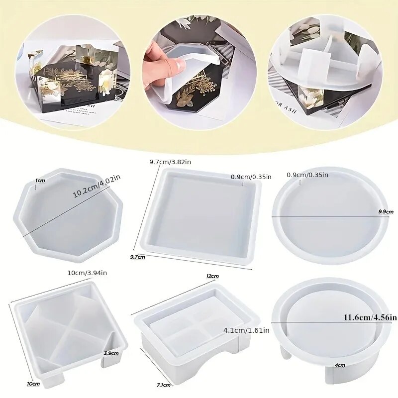 Conjunto de moldes de resina d - Woodworking Resin avaliação e preço