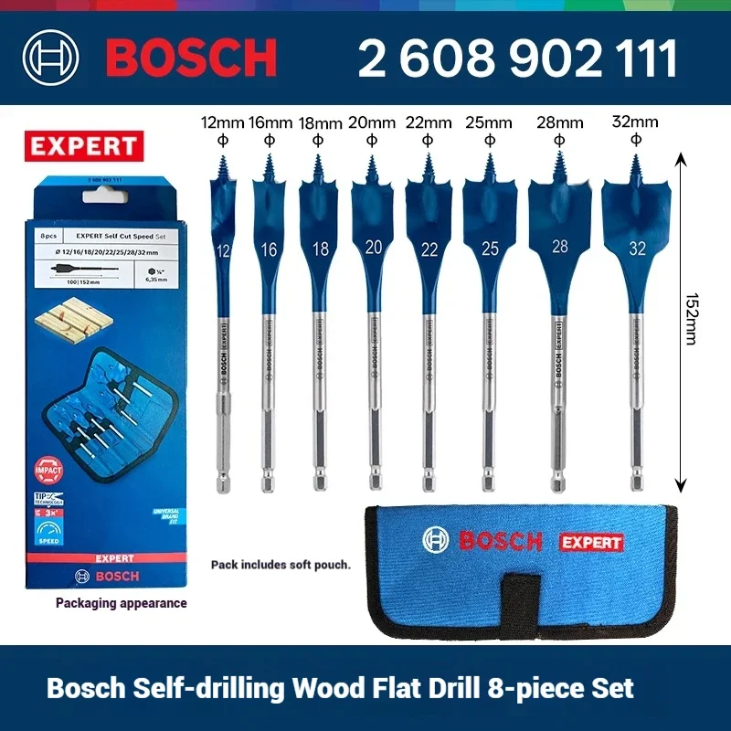 Conjunto de Brocas Bosch EXPER - Woodworking Drill Bits avaliação e preço