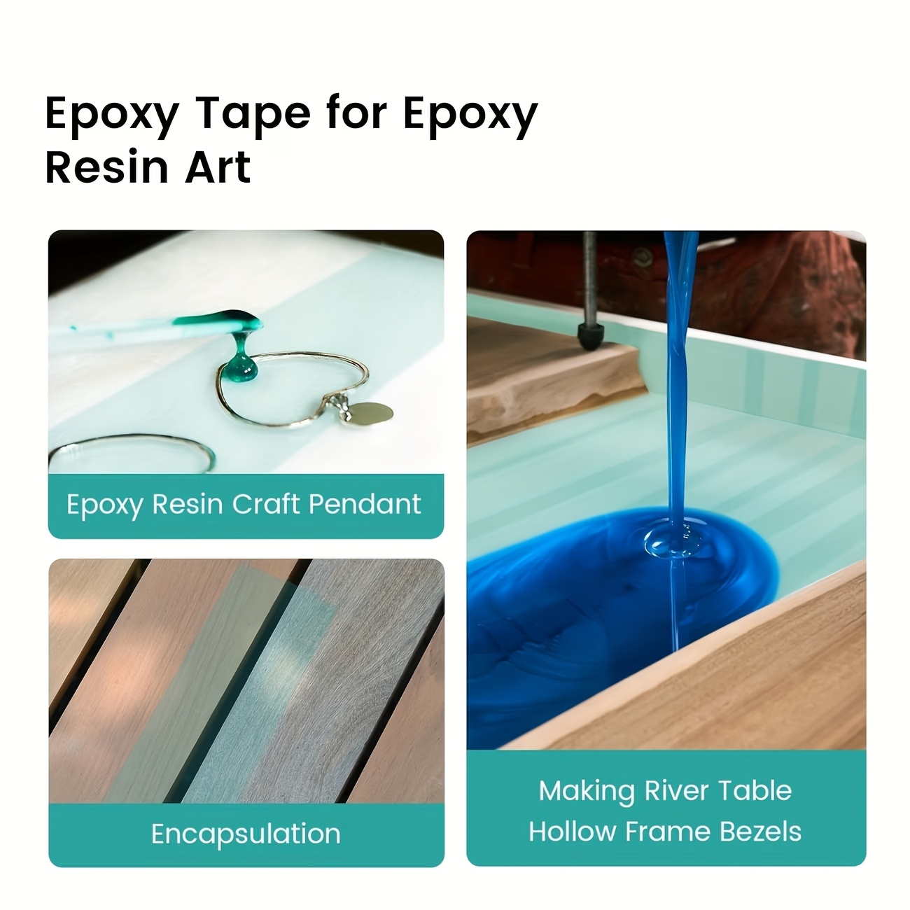 Fita de Resina Epóxi Verde YIT - Woodworking Epoxy avaliação e preço